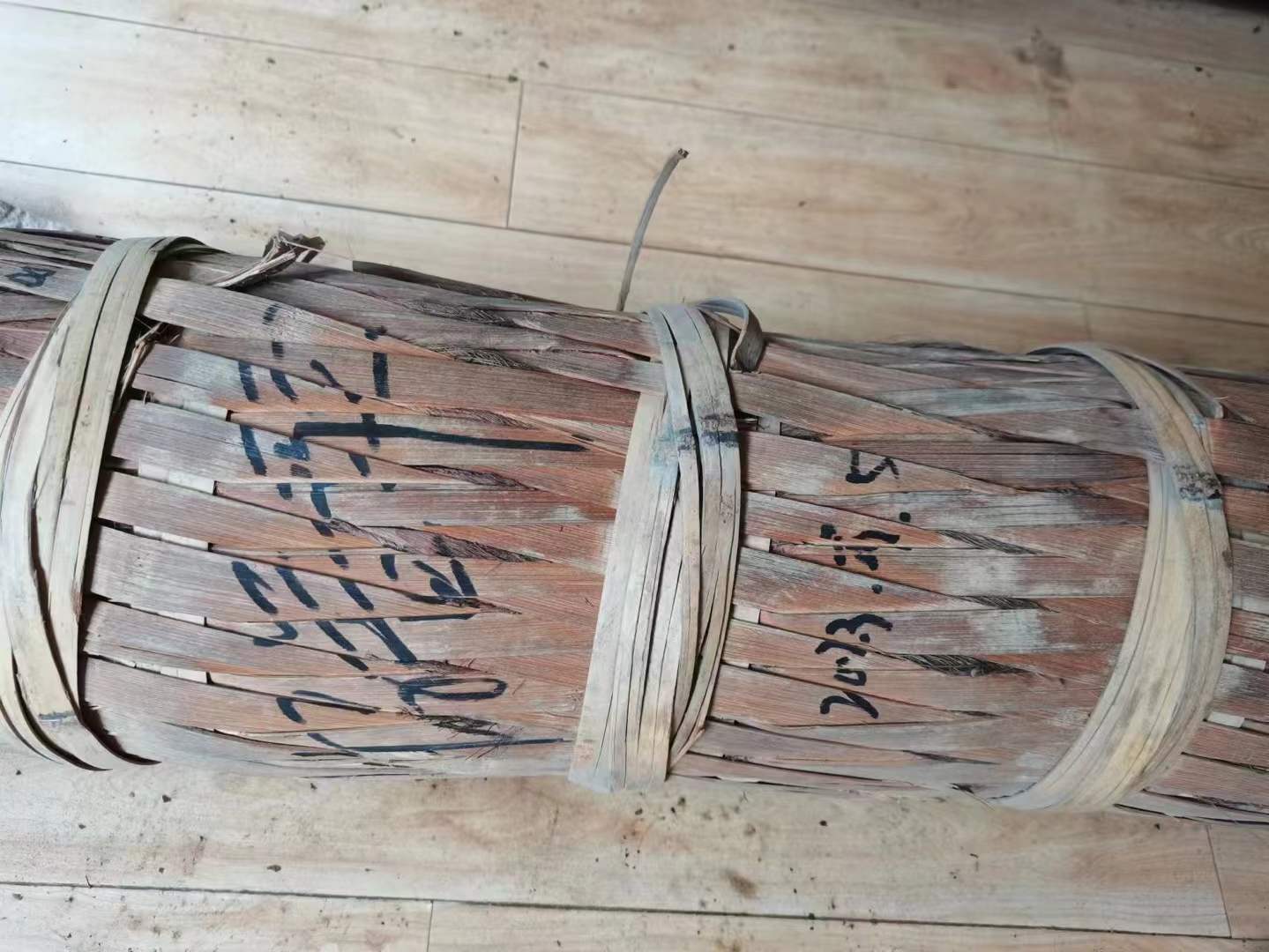 Log with protective cover