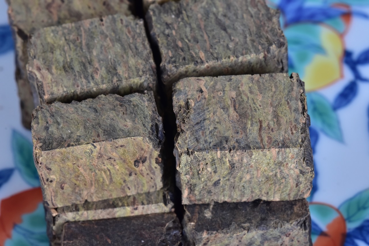 Cut brick cubes